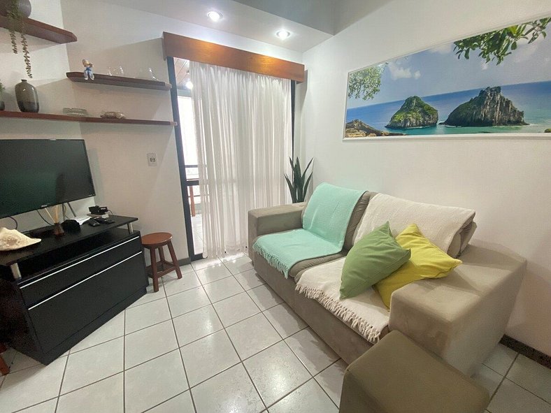 304- Apartamento quadra mar Meia praia, Itapema