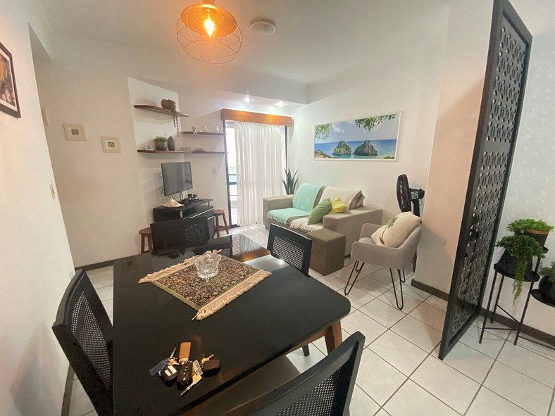 304- Apartamento quadra mar Meia praia, Itapema