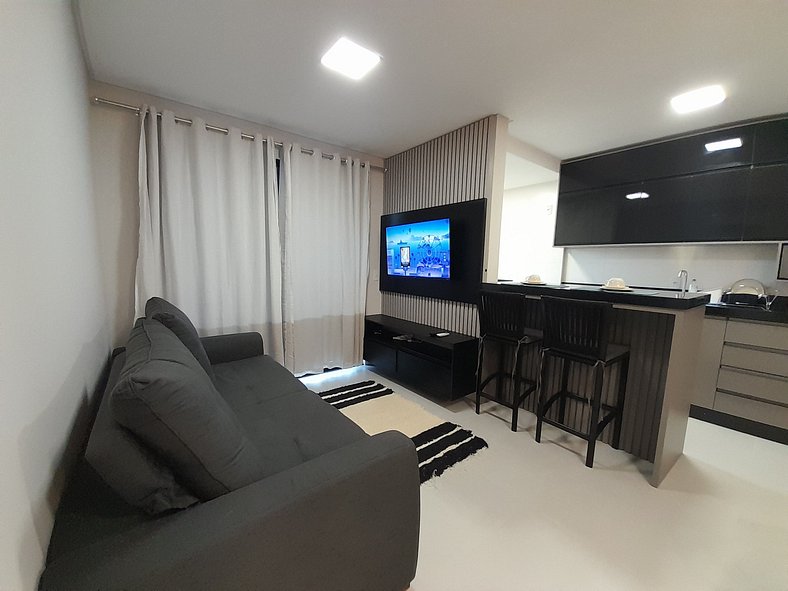 Apartamento aconchegante em Mariscal