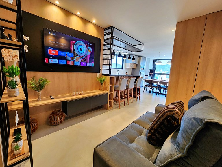 Apartamento confortável novo 80 metros do mar